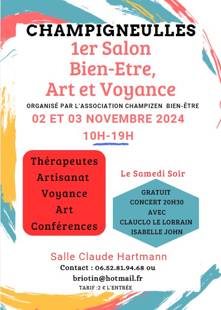 SALON ART BIEN-ÊTRE & VOYANCE à CHAMPIGNEULLES